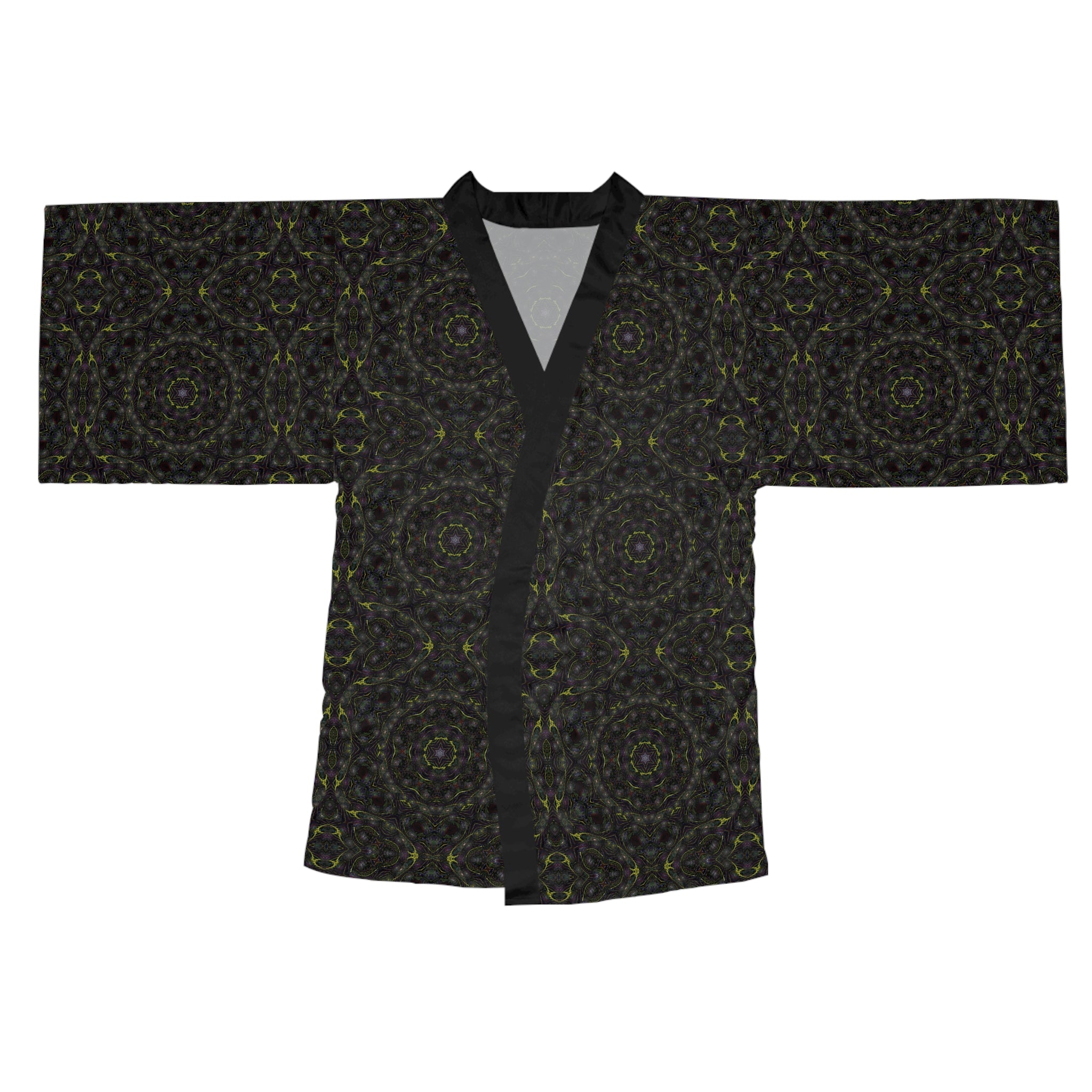 Long Sleeve Kimono Robe - P5 Kaleidoscopic No.17