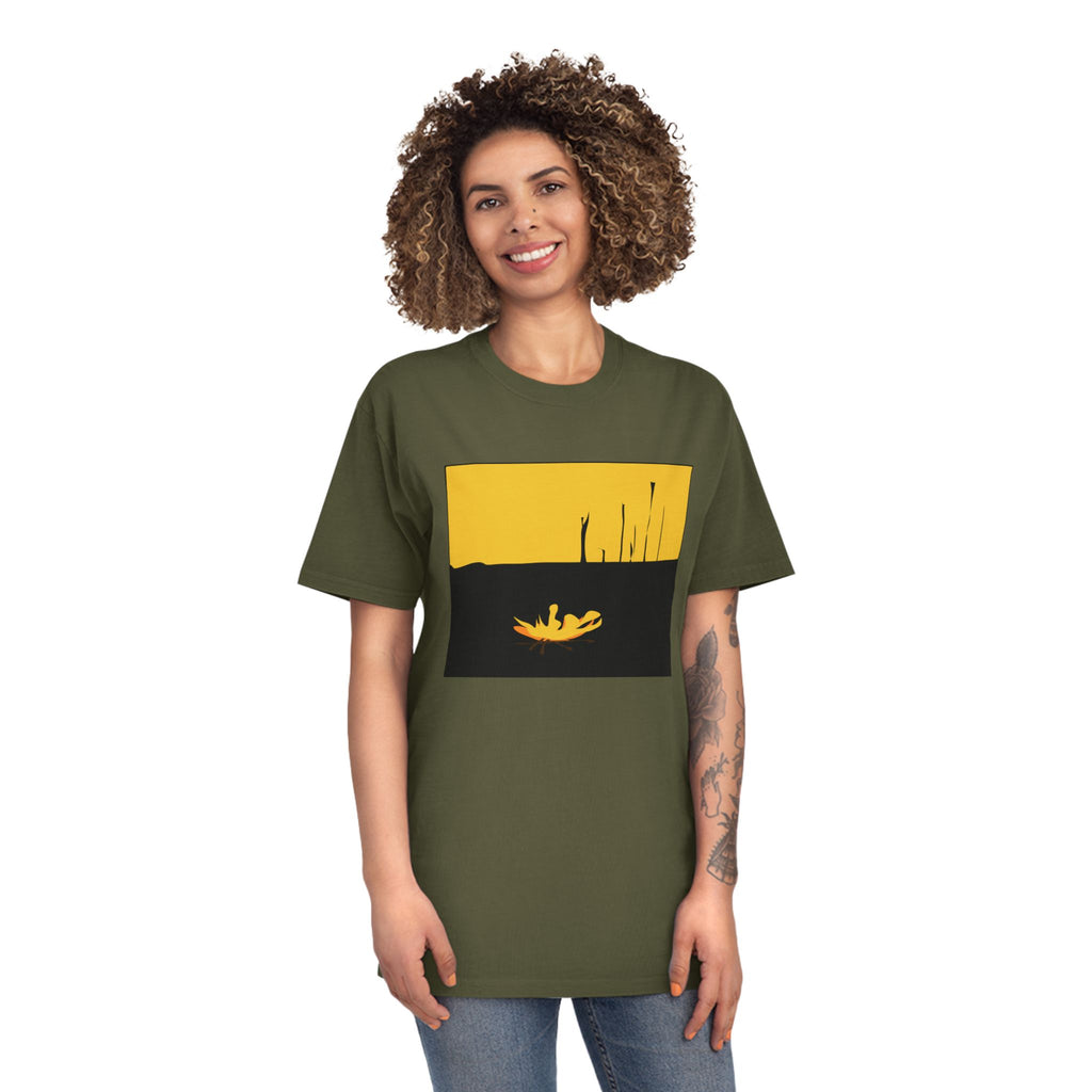 Unisex Faded Shirt -The Traveller Series (Fire)