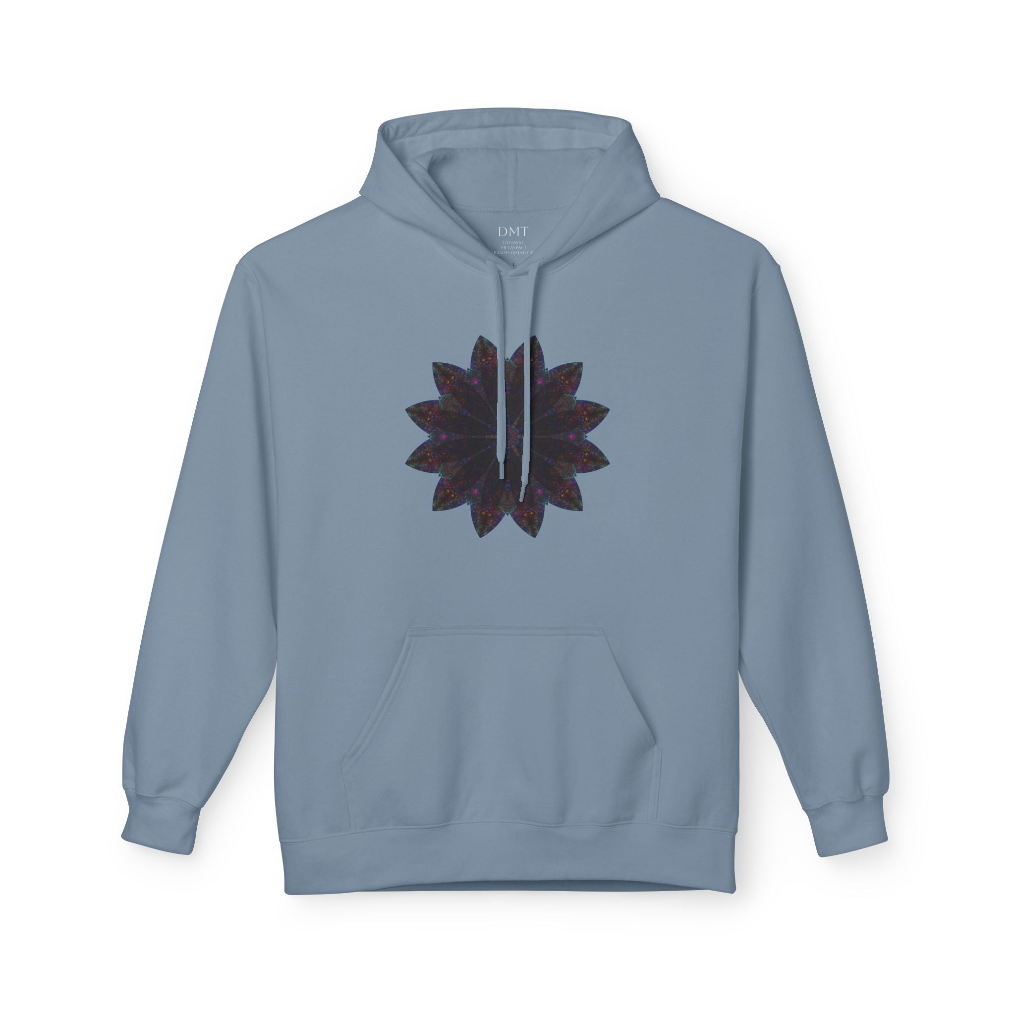 Unisex Midweight Softstyle Fleece Hoodie - Love Light Mandalas No.25