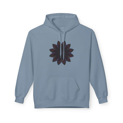 Unisex Midweight Softstyle Fleece Hoodie - Love Light Mandalas No.25