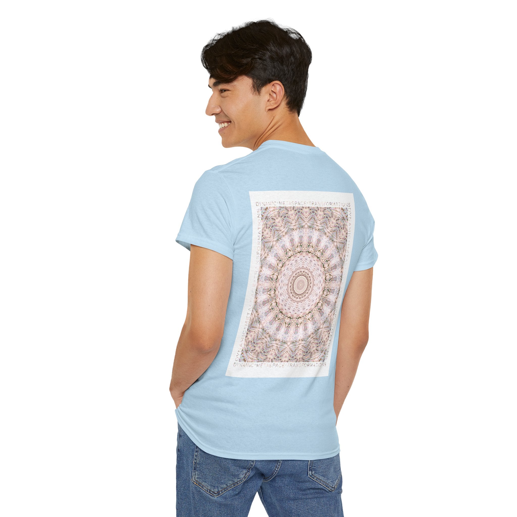 Unisex Heavy Cotton Tee (Back) - DMT Seer No.12