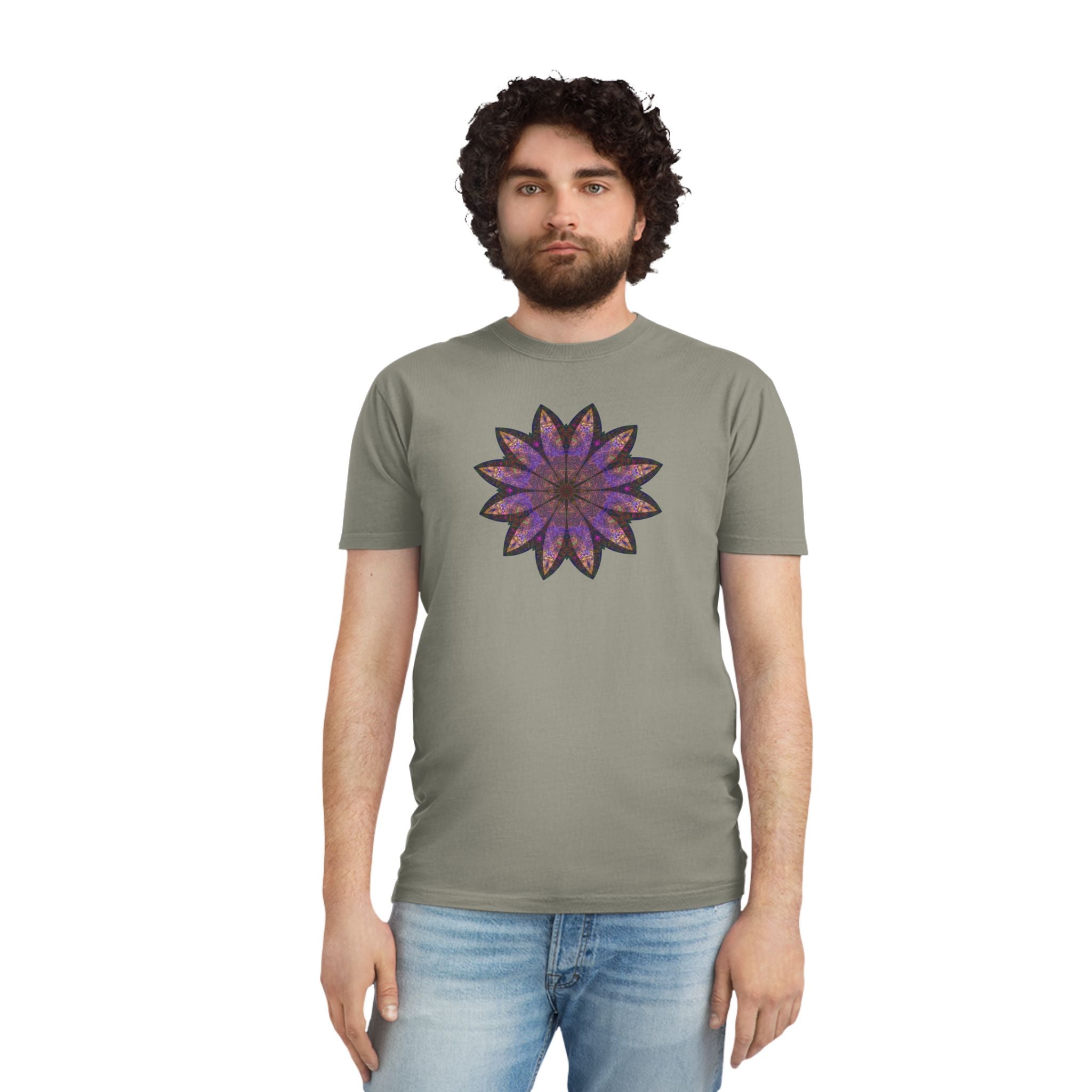 Unisex Faded Shirt - Love Light Mandalas No.23