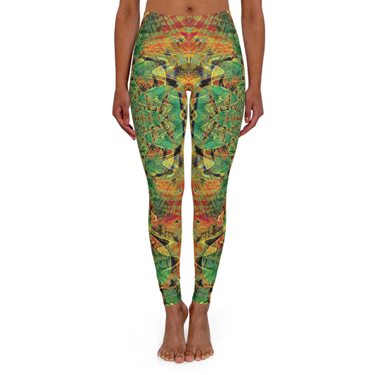 Spandex Leggings - Love Light Fractals No.3d