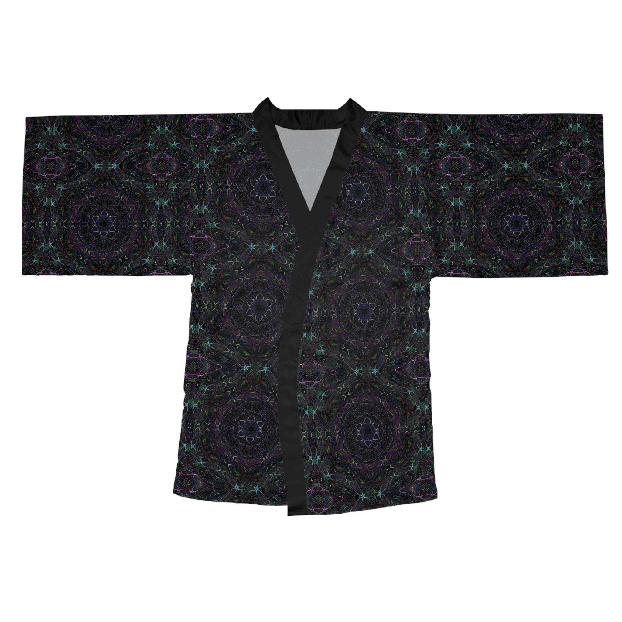Long Sleeve Kimono Robe - P5 Kaleidoscopic No.32