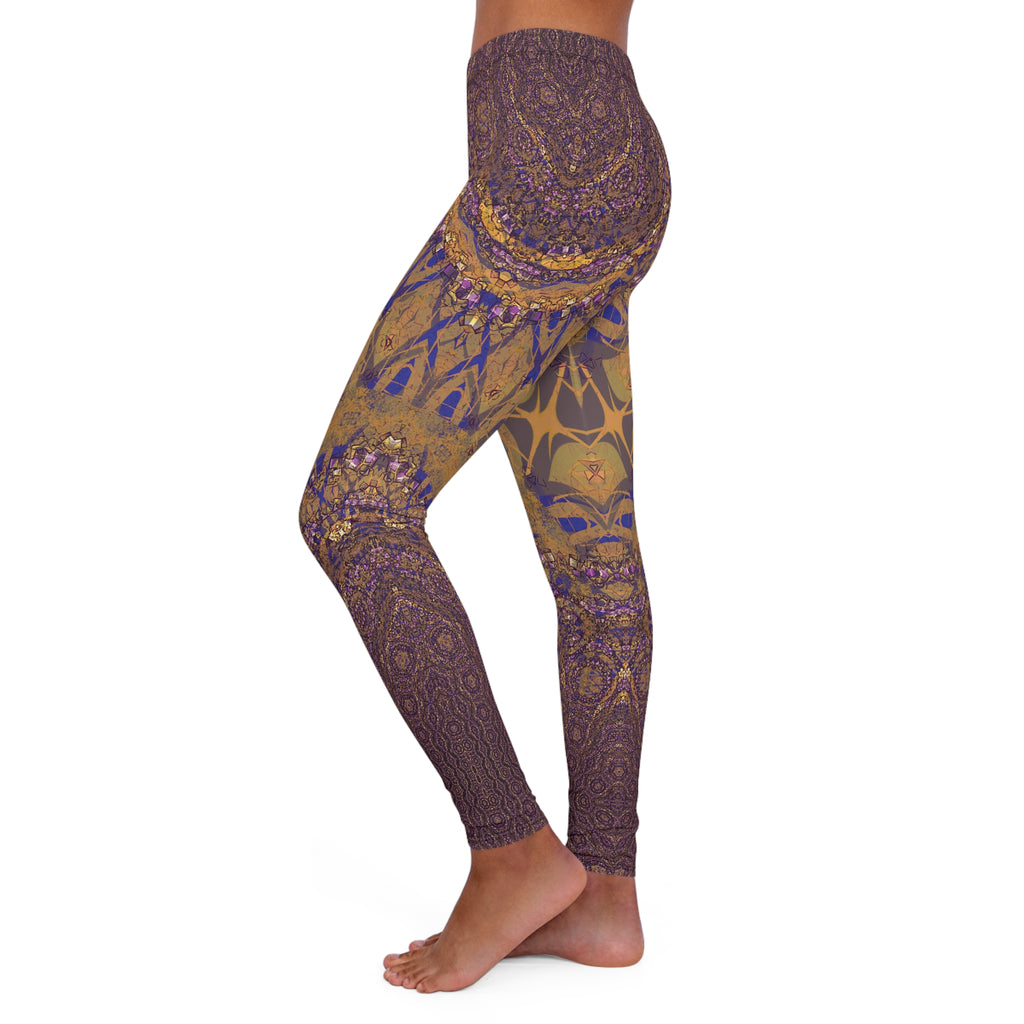 Spandex Leggings - Love Light Fractals No.9b