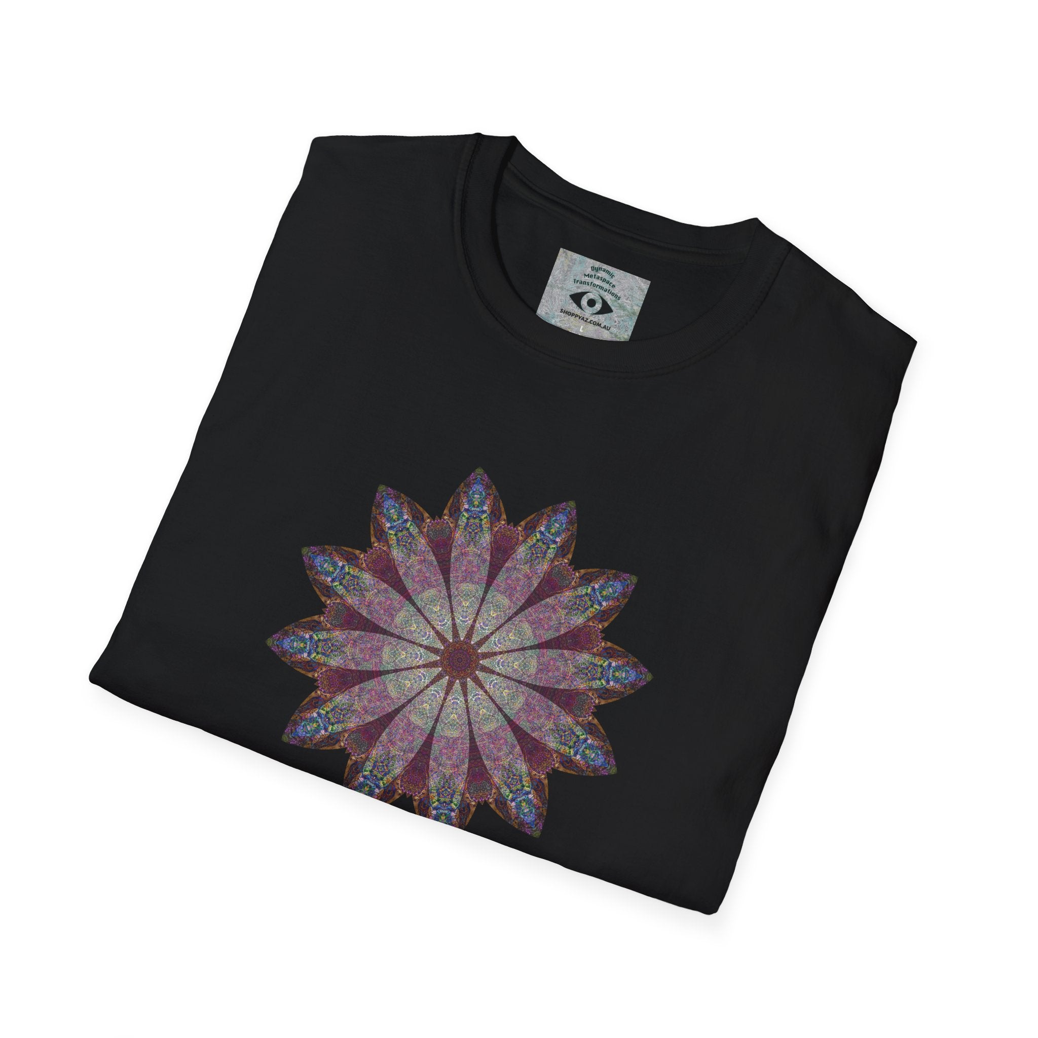Unisex Softstyle T-Shirt - Love Light Mandalas No.9