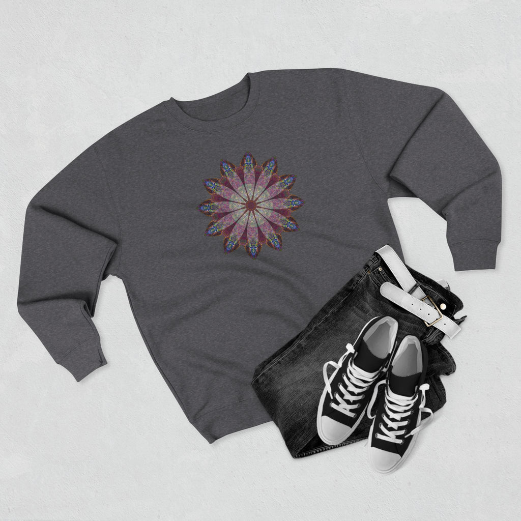 Unisex Crewneck Sweatshirt - Love Light Mandalas No.9