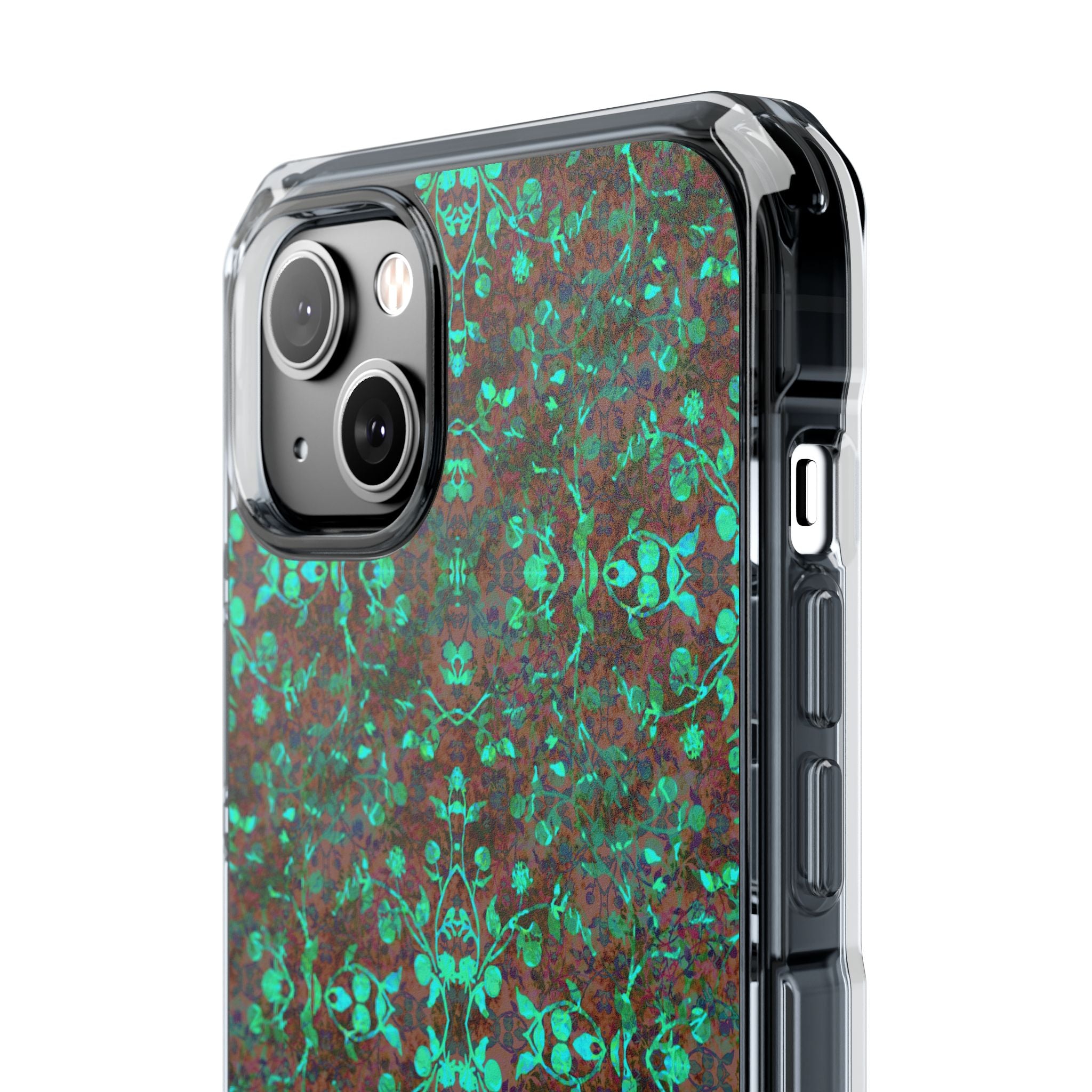 iPhone 14 Magnetic Clear Impact Case - Hidden Weave Series No.29