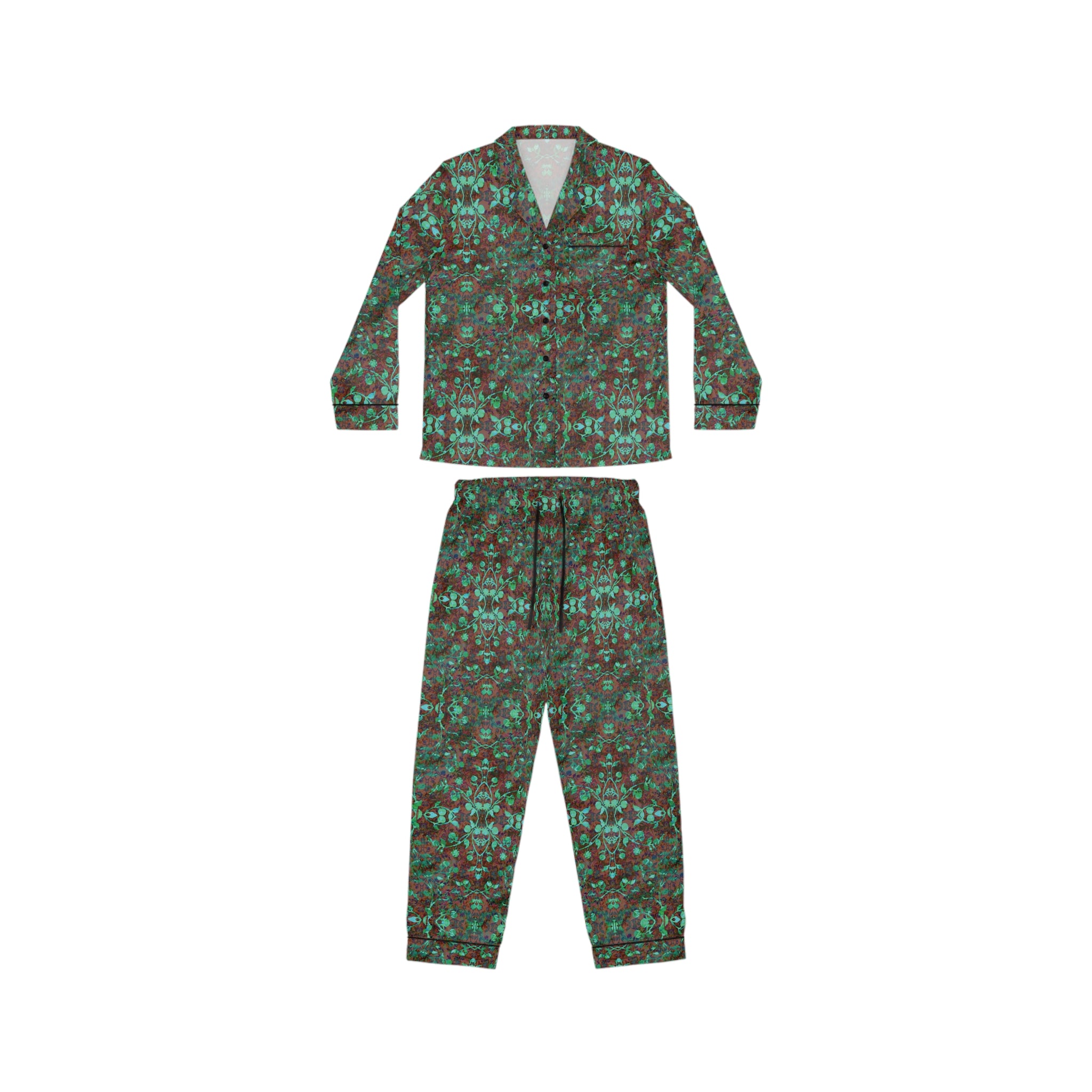 Women's Satin Pajamas - Hidden Weave No.29