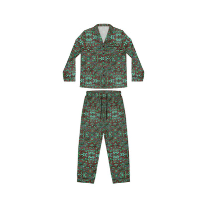 Women's Satin Pajamas - Hidden Weave No.29