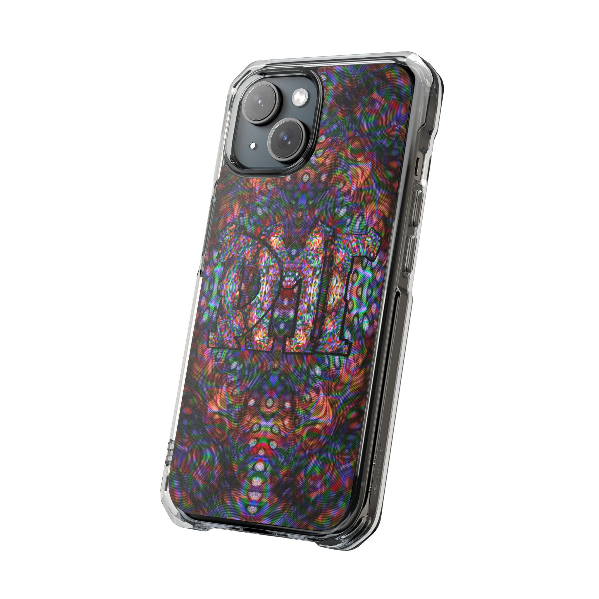 iPhone 15 Magnetic Clear Impact Case - DMT Scribe No.S1T1