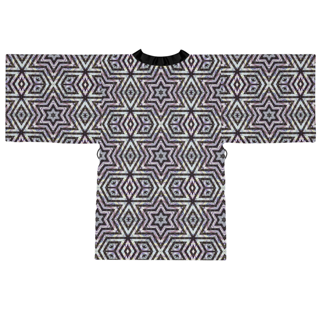 Long Sleeve Kimono Robe - P5 Kaleidoscopic No.20