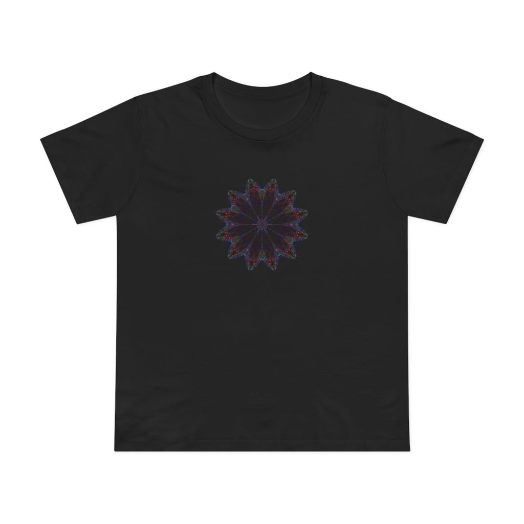 Women’s Maple Tee - Love Light Mandalas No.25