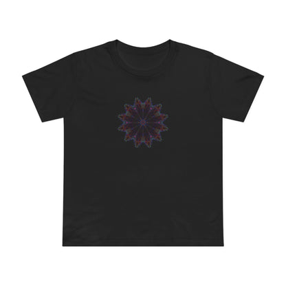 Women’s Maple Tee - Love Light Mandalas No.25