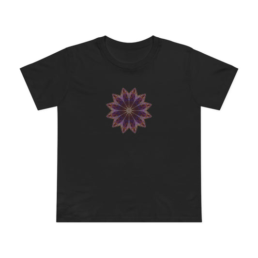 Women’s Maple Tee - Love Light Mandalas No.11