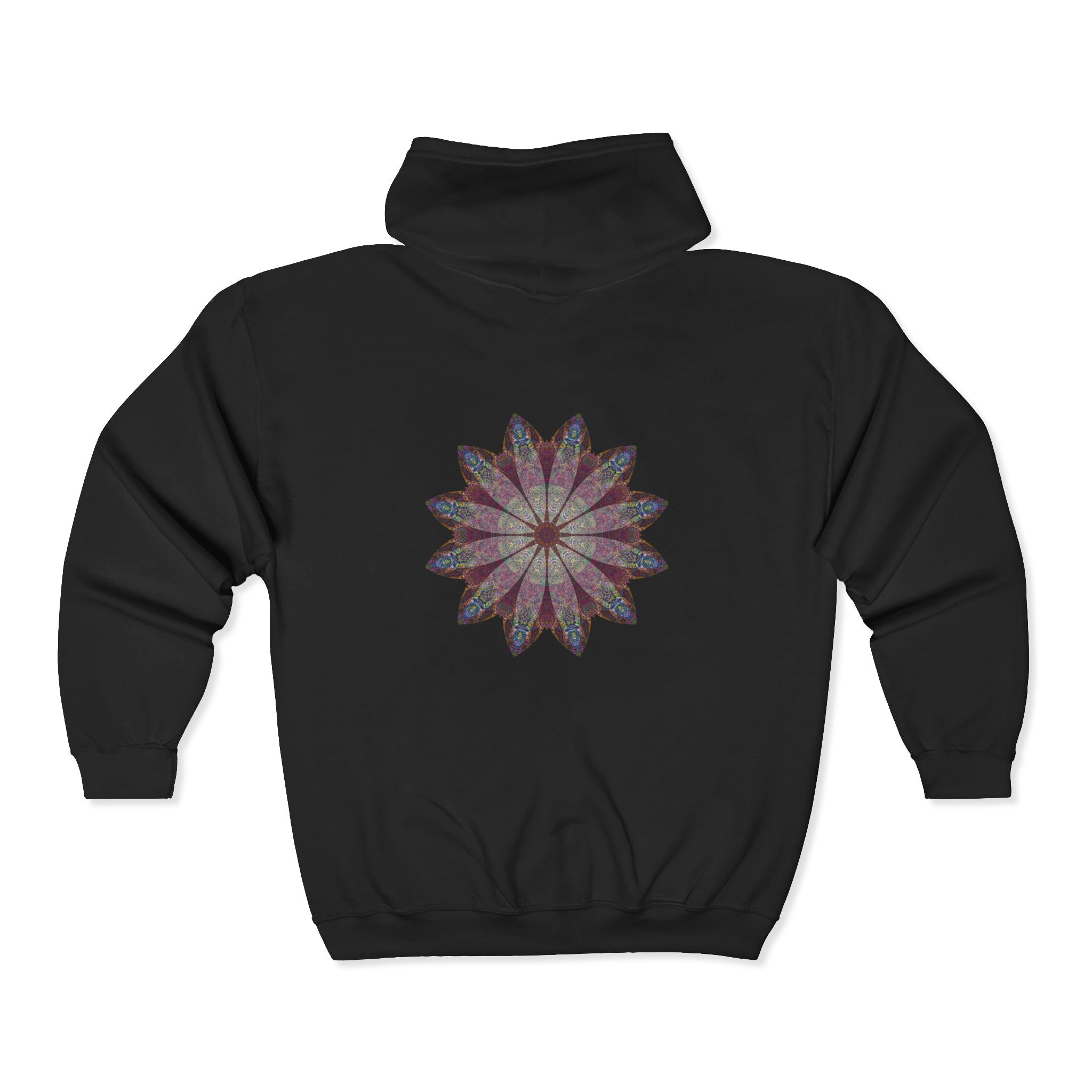 Unisex Heavy Blend™ Full Zip Hooded Sweatshirt - Love Light Mandalas No.9