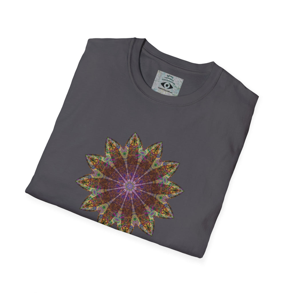 Unisex Softstyle T-Shirt - Love Light Mandalas No.13