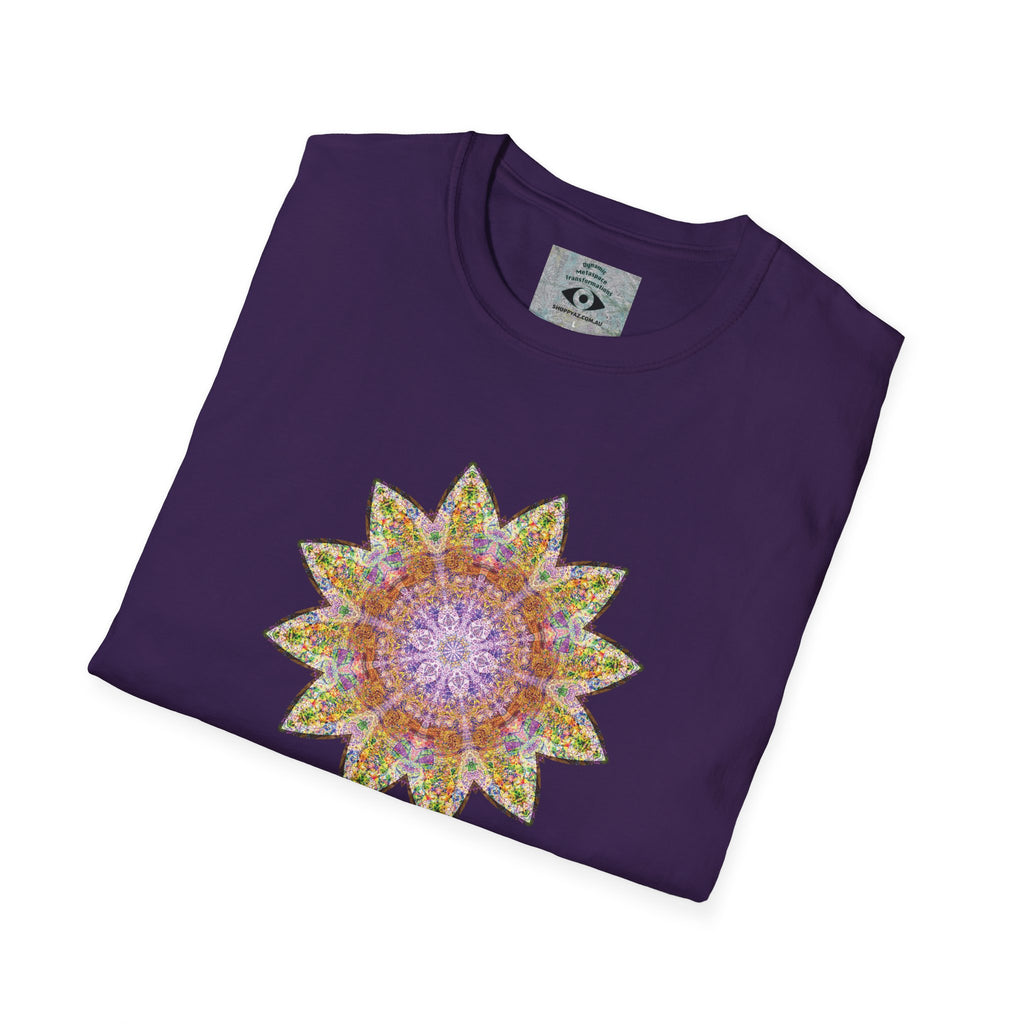 Unisex Softstyle T-Shirt - Love Light Mandalas No.14