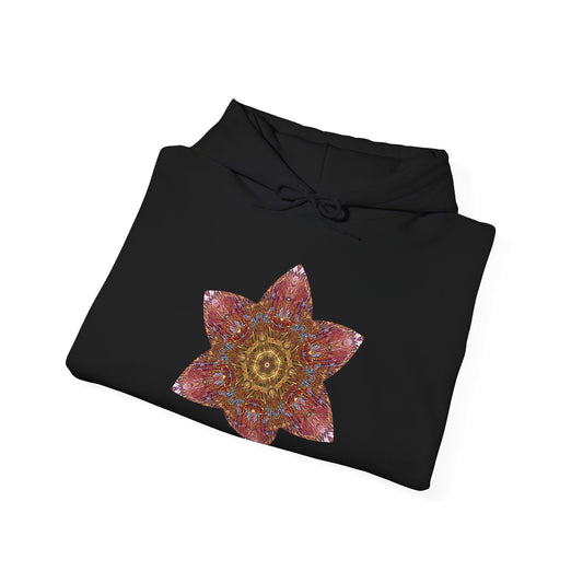 Unisex Heavy Blend™ Hooded Sweatshirt - Starflower Mandalas No.3