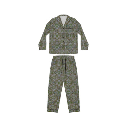 Women's Satin Pajamas - Hidden Weave No.7