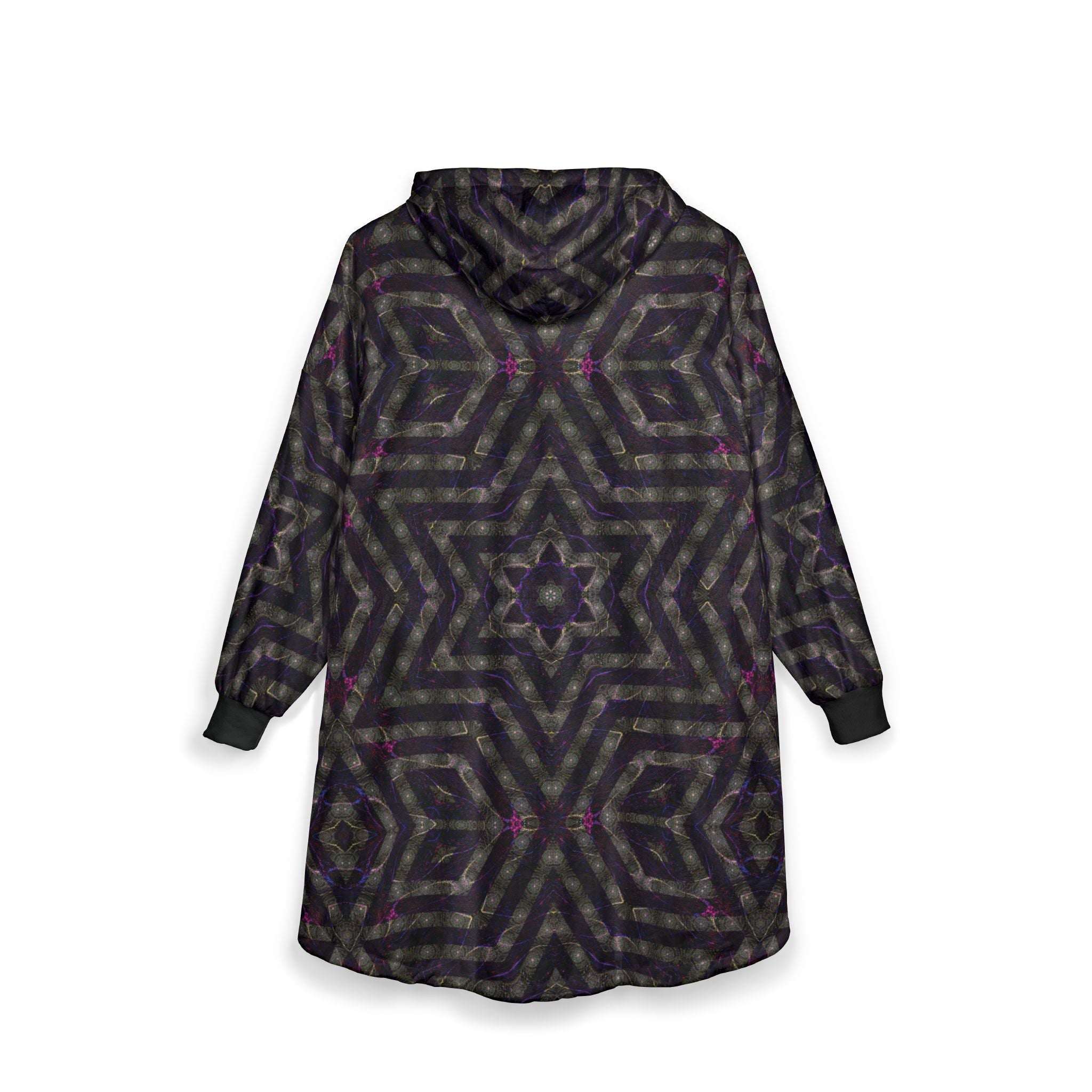 Unisex Hooded Blanket - P5 Kaleidoscopic No. 14
