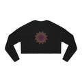 Women's Cropped Sweatshirt - Love Light Mandalas No.1