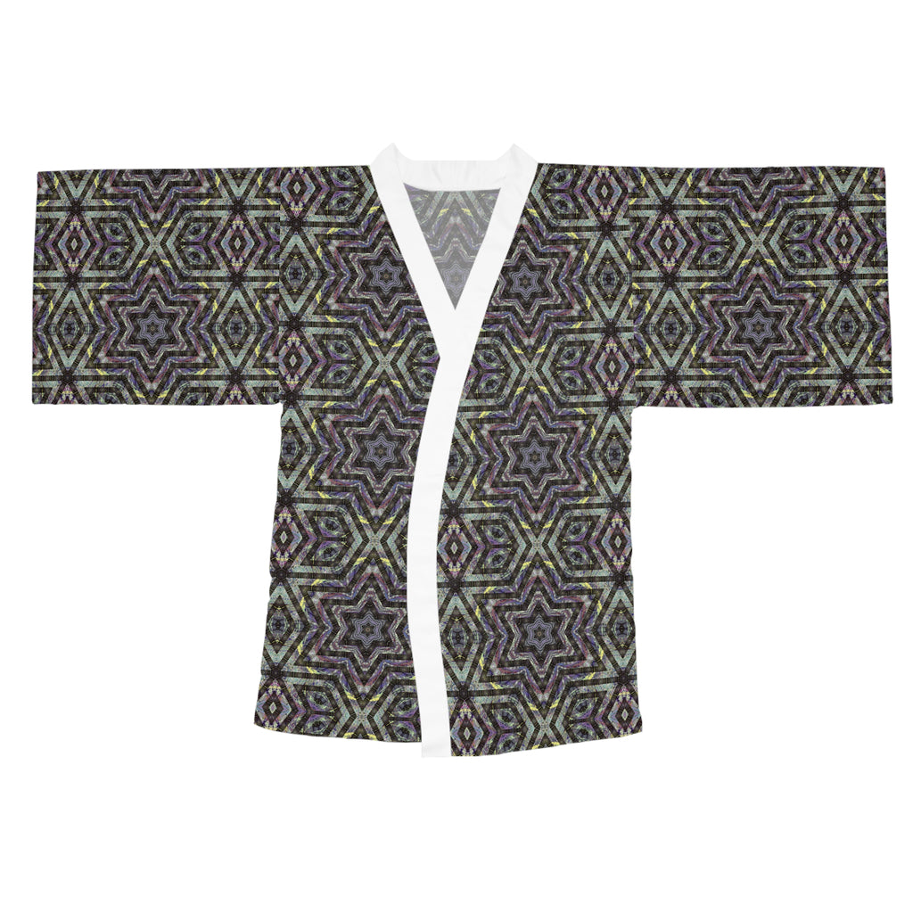 Long Sleeve Kimono Robe - P5 Kaleidoscopic No.1