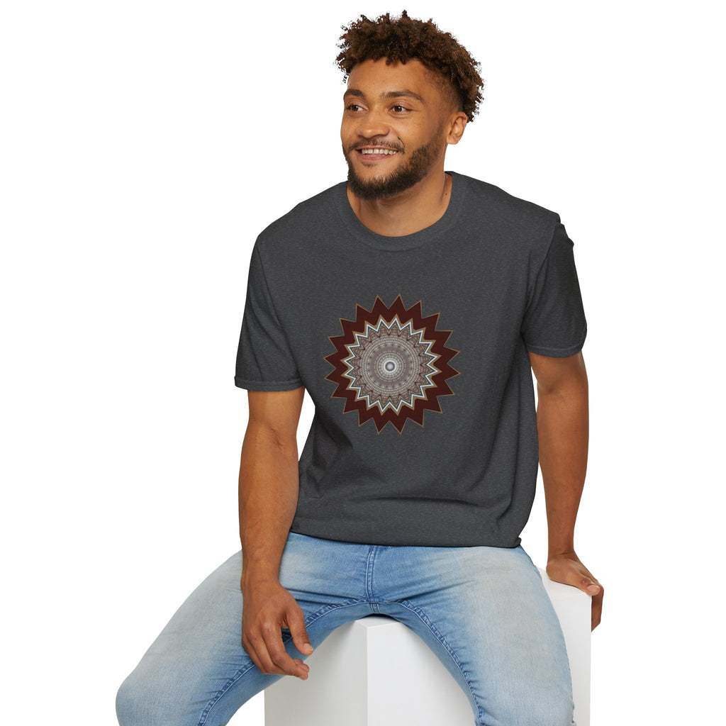 Unisex Softstyle T-Shirt - Mycelium Mandalas No.1