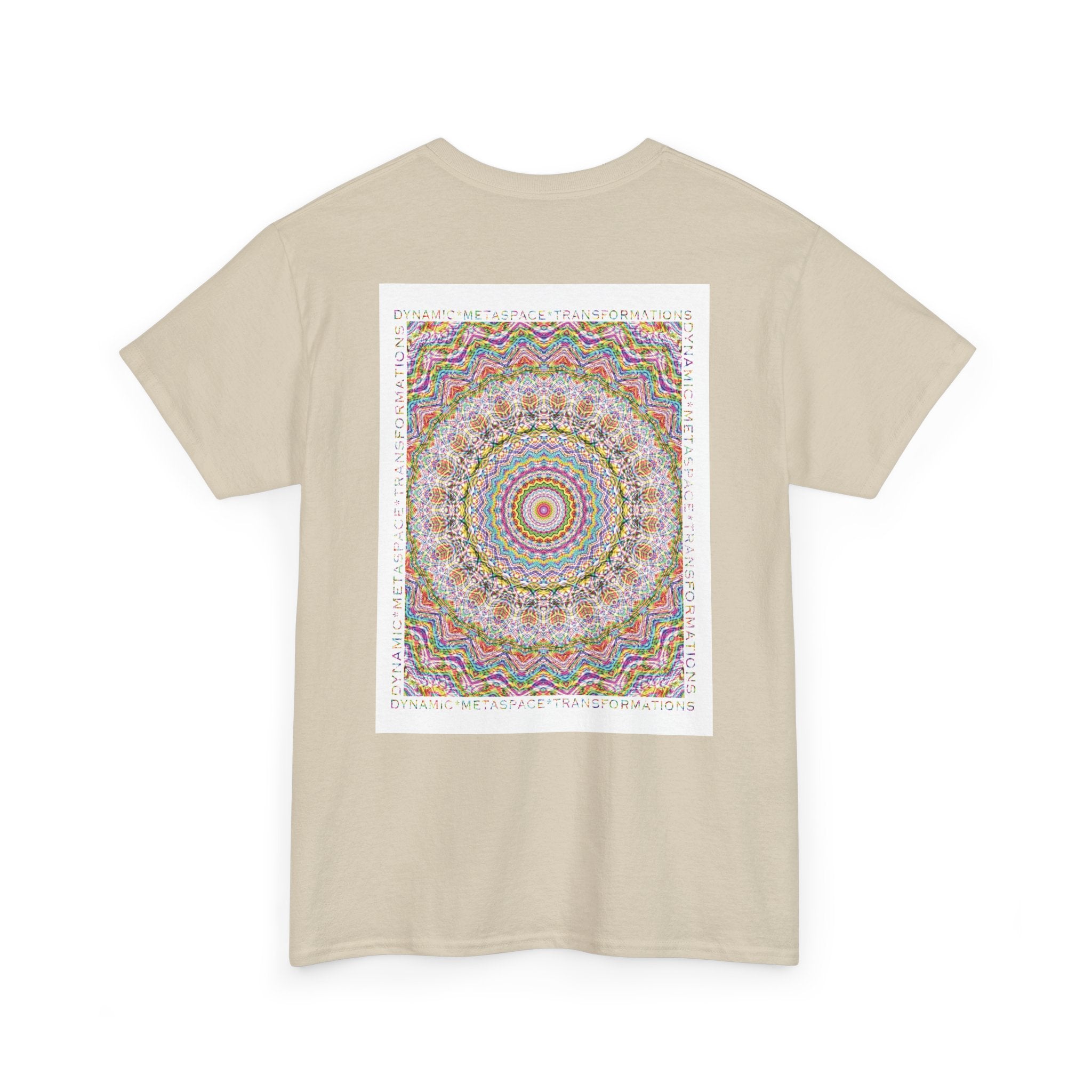 Unisex Heavy Cotton Tee (Back) - DMT Seer No.9