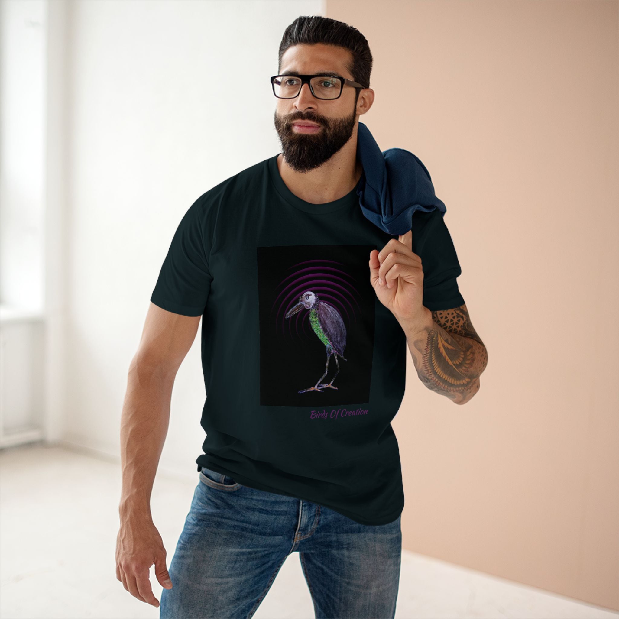 Men's Staple Tee - Birds Of Creation No.2b