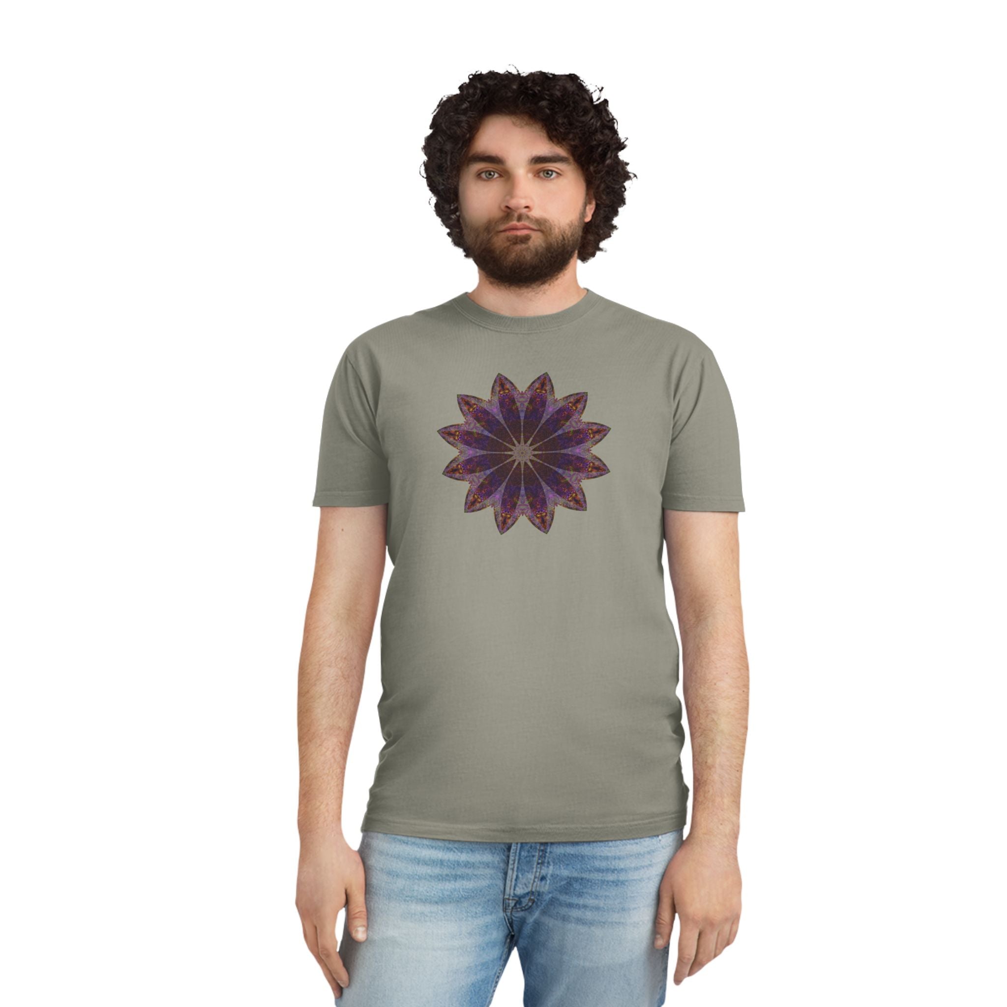 Unisex Faded Shirt - Love Light Mandalas No.11