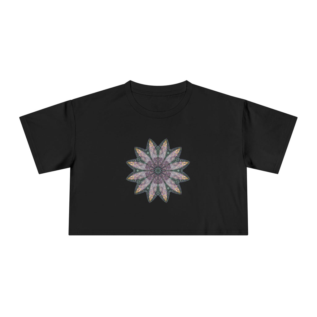 Women's Cropped Tee - Love Light Mandalas No.21