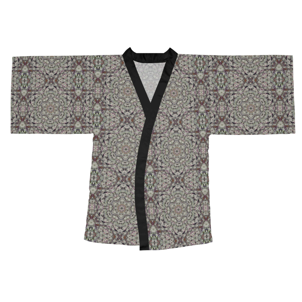 Long Sleeve Kimono Robe - P5 Kaleidoscopic No.25