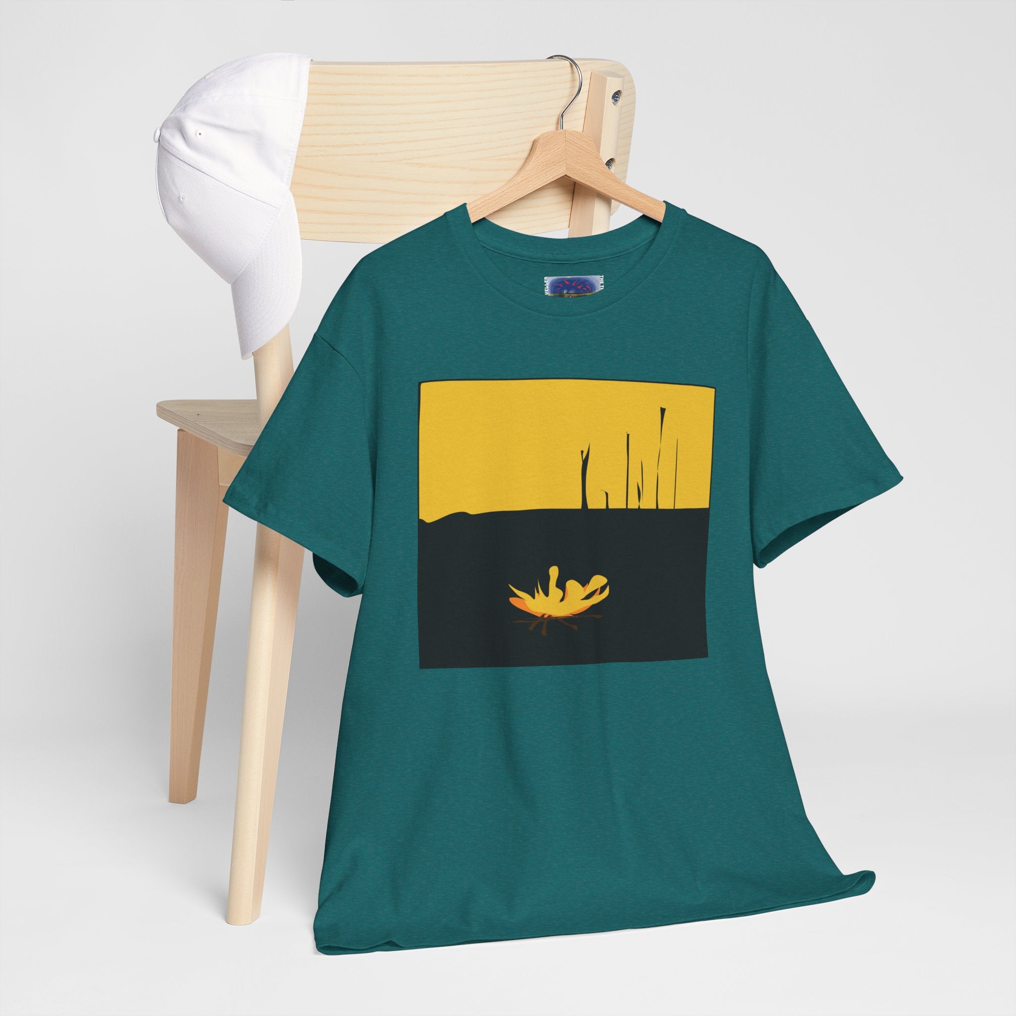 Unisex Heavy Cotton Tee - The Traveller Series (Fire)