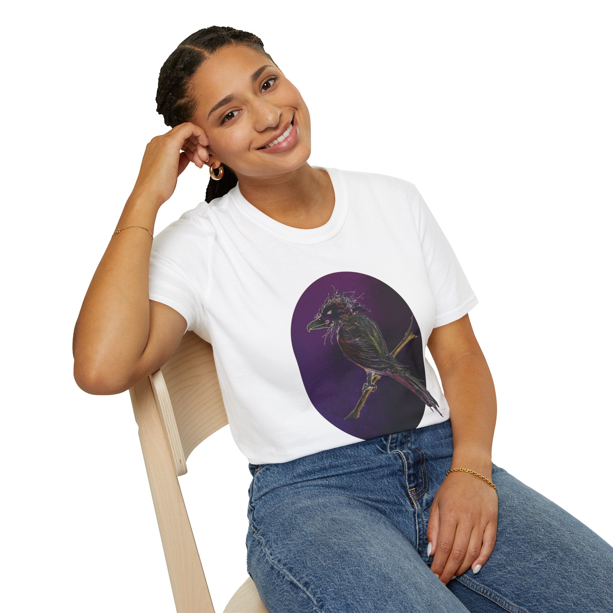 Unisex Softstyle T-Shirt - Birds Of Creation No.1a