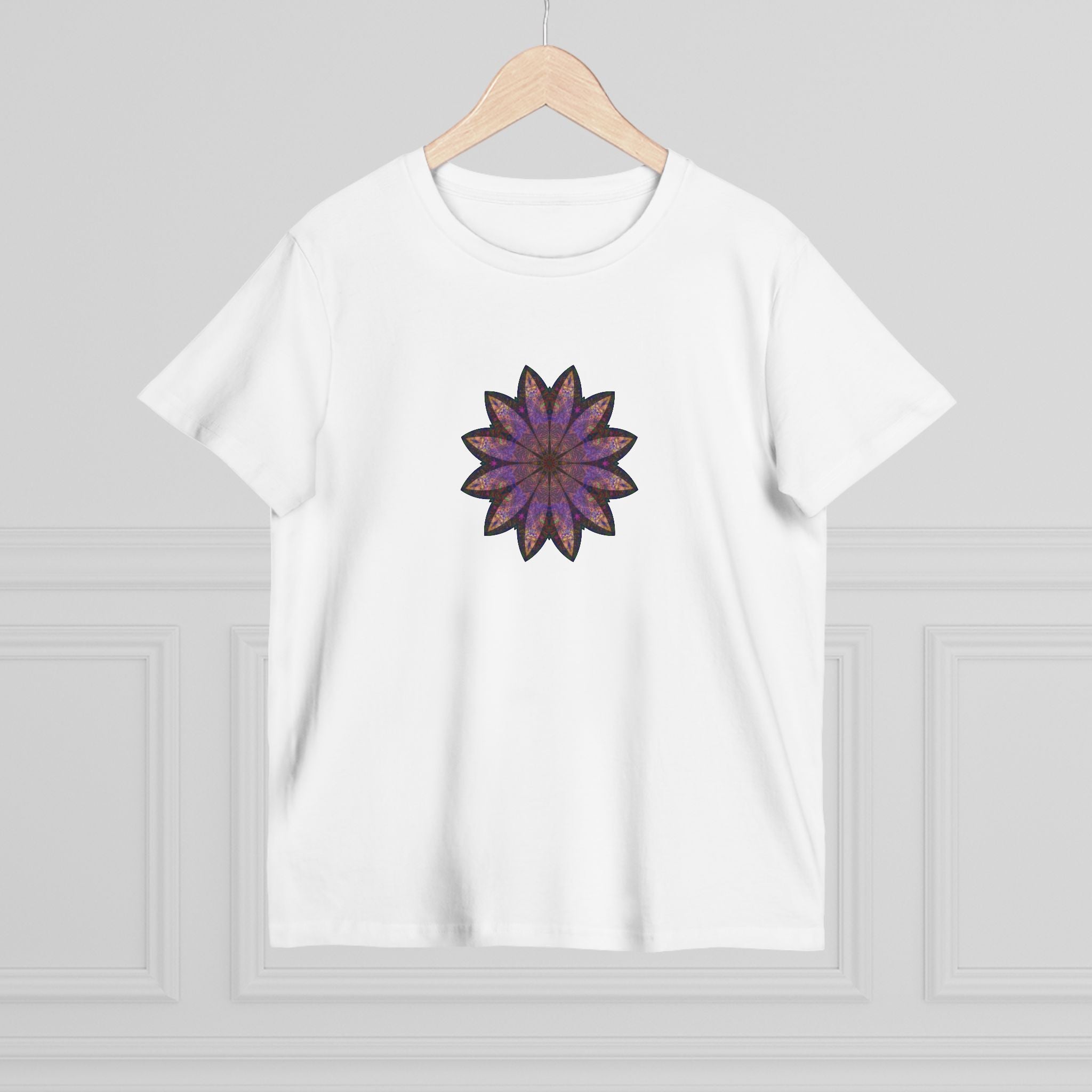 Women’s Maple Tee - Love Light Mandalas No.23