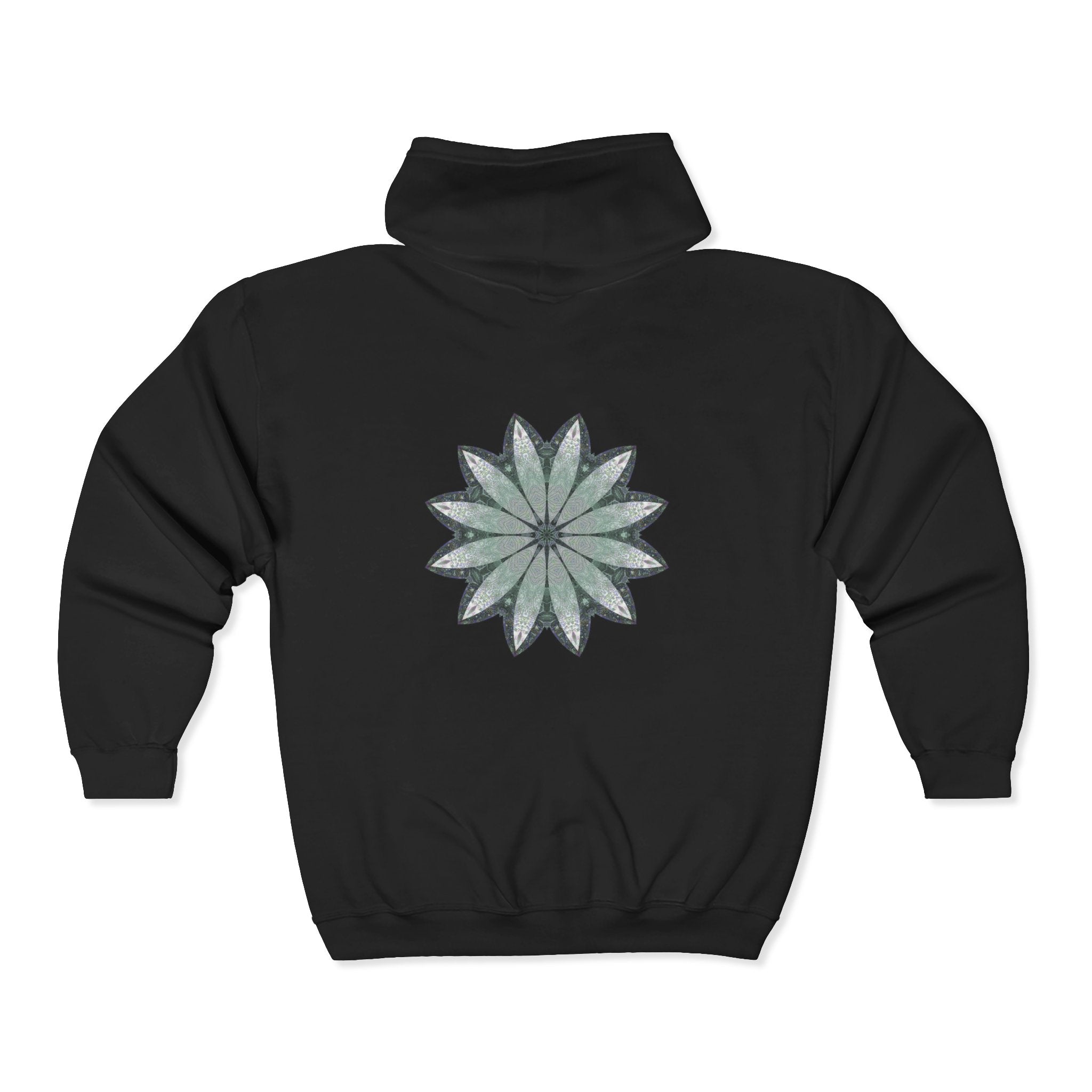Unisex Heavy Blend™ Full Zip Hooded Sweatshirt - Love Light Mandalas No.22