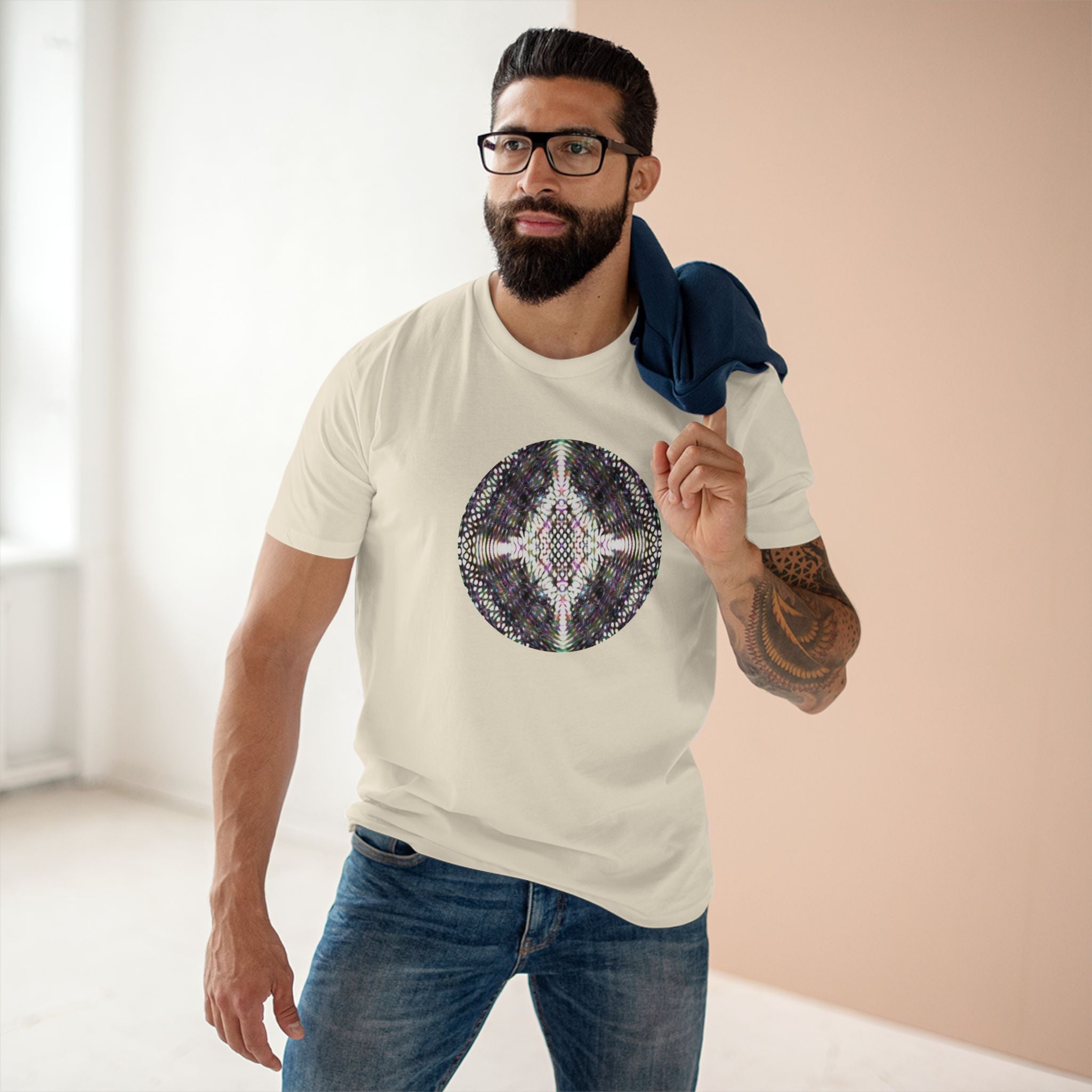 Men's Staple Tee - DMT Scribe Spheres No.8