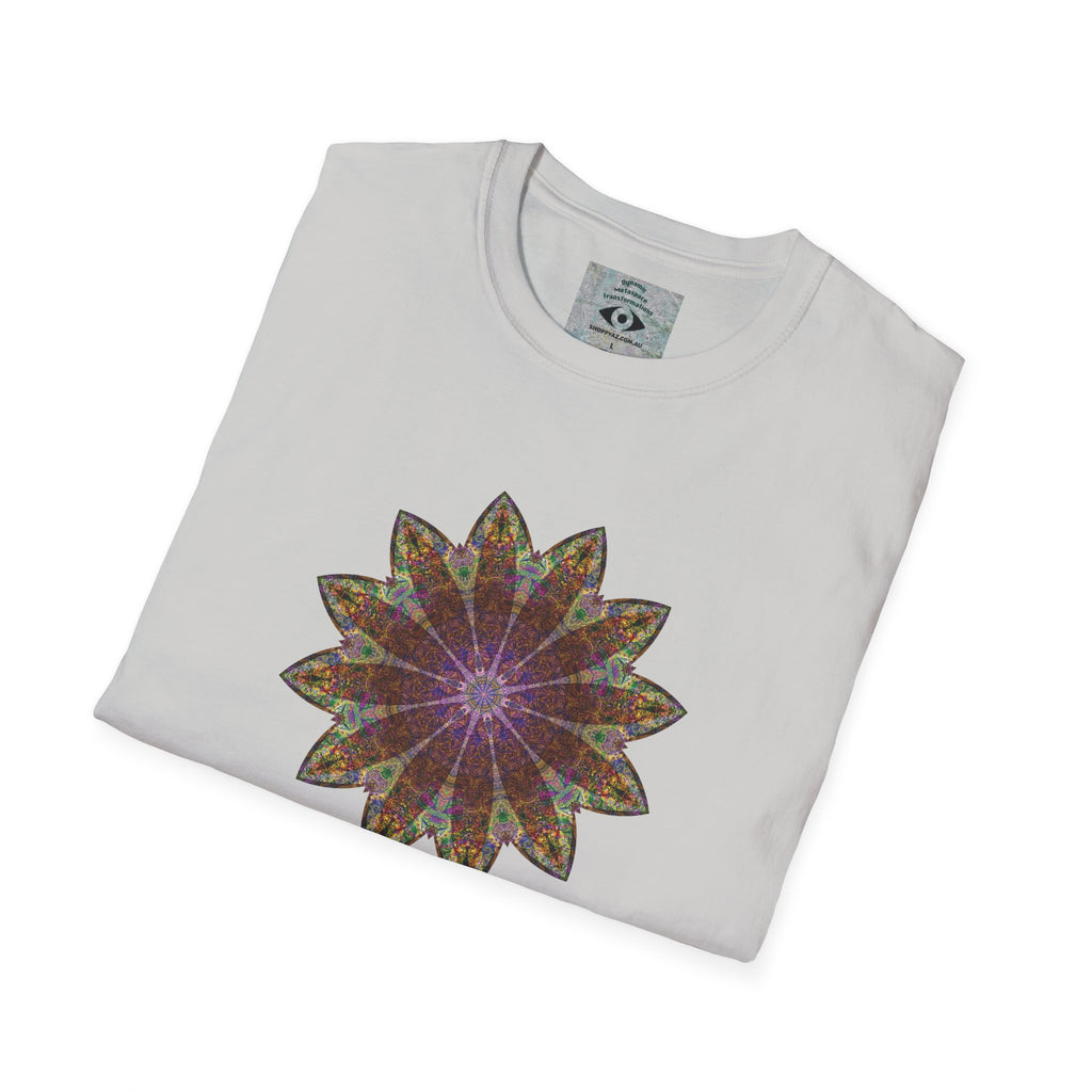 Unisex Softstyle T-Shirt - Love Light Mandalas No.13