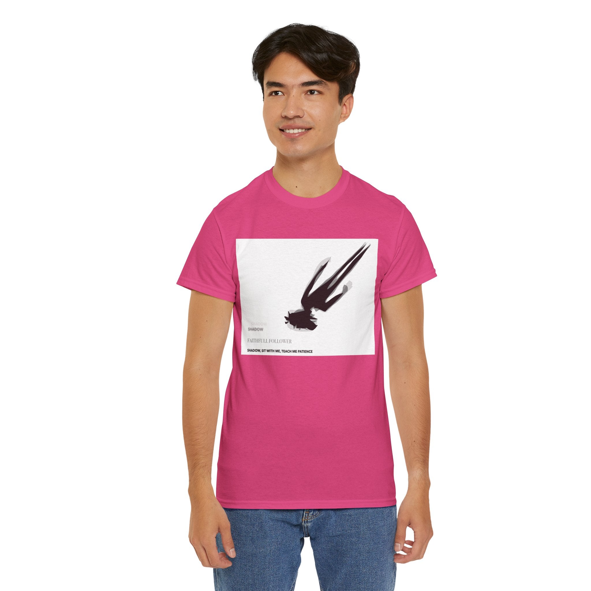 Unisex Heavy Cotton Tee - The Traveller Series (Shadow)