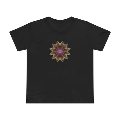 Women’s Maple Tee - Love Light Mandalas No.13