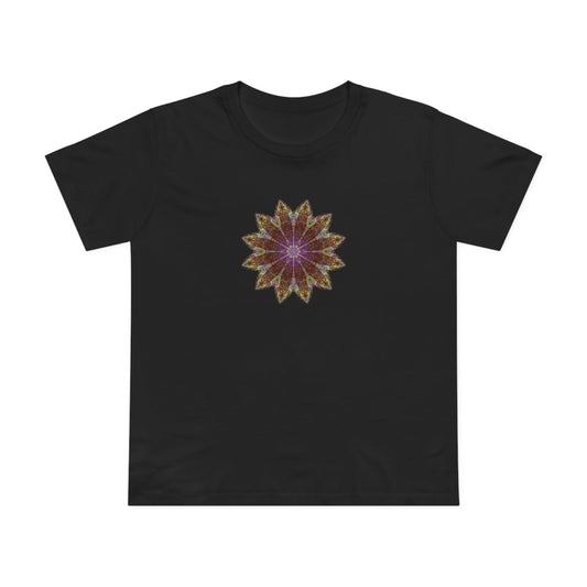Women’s Maple Tee - Love Light Mandalas No.13