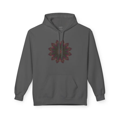 Unisex Midweight Softstyle Fleece Hoodie - Love Light Mandalas No.7