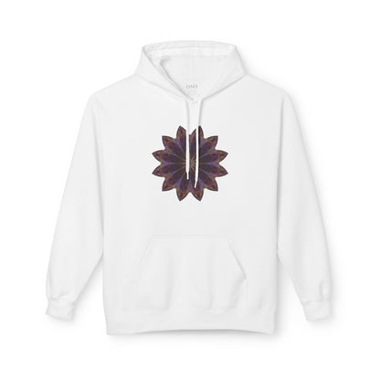 Unisex Midweight Softstyle Fleece Hoodie - Love Light Mandalas No.11