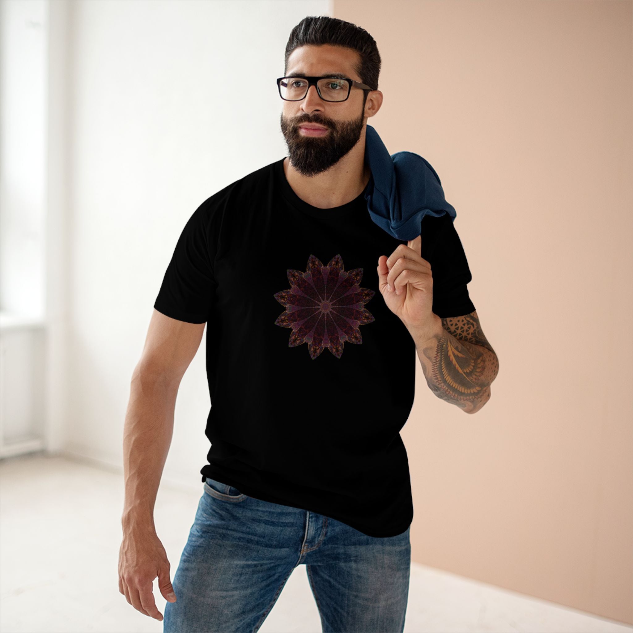 Men's Staple Tee - Love Light Mandalas No.5