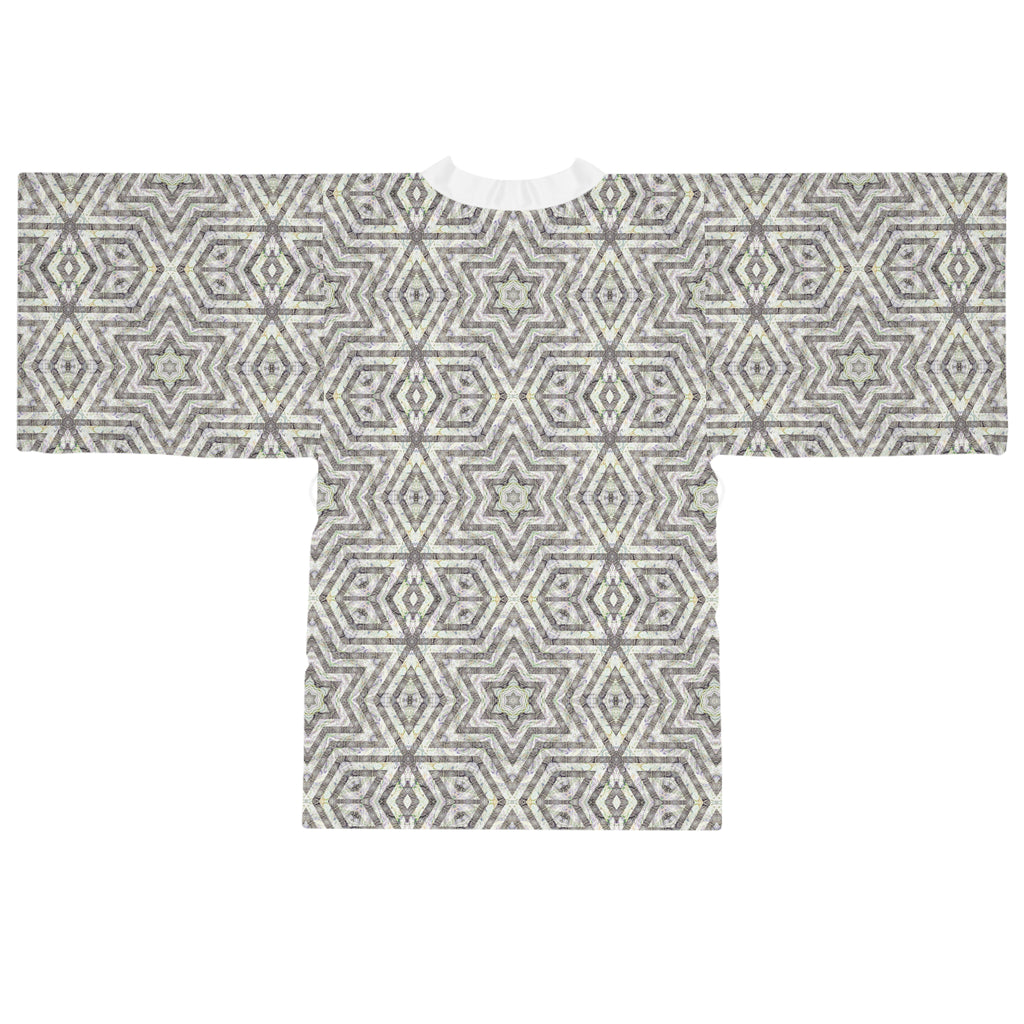 Long Sleeve Kimono Robe - P5 Kaleidoscopic No.19