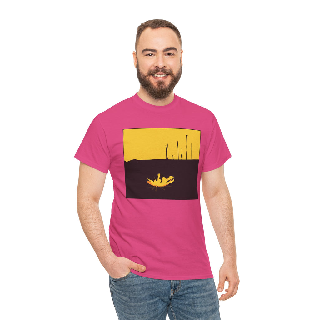 Unisex Heavy Cotton Tee - The Traveller Series (Fire)