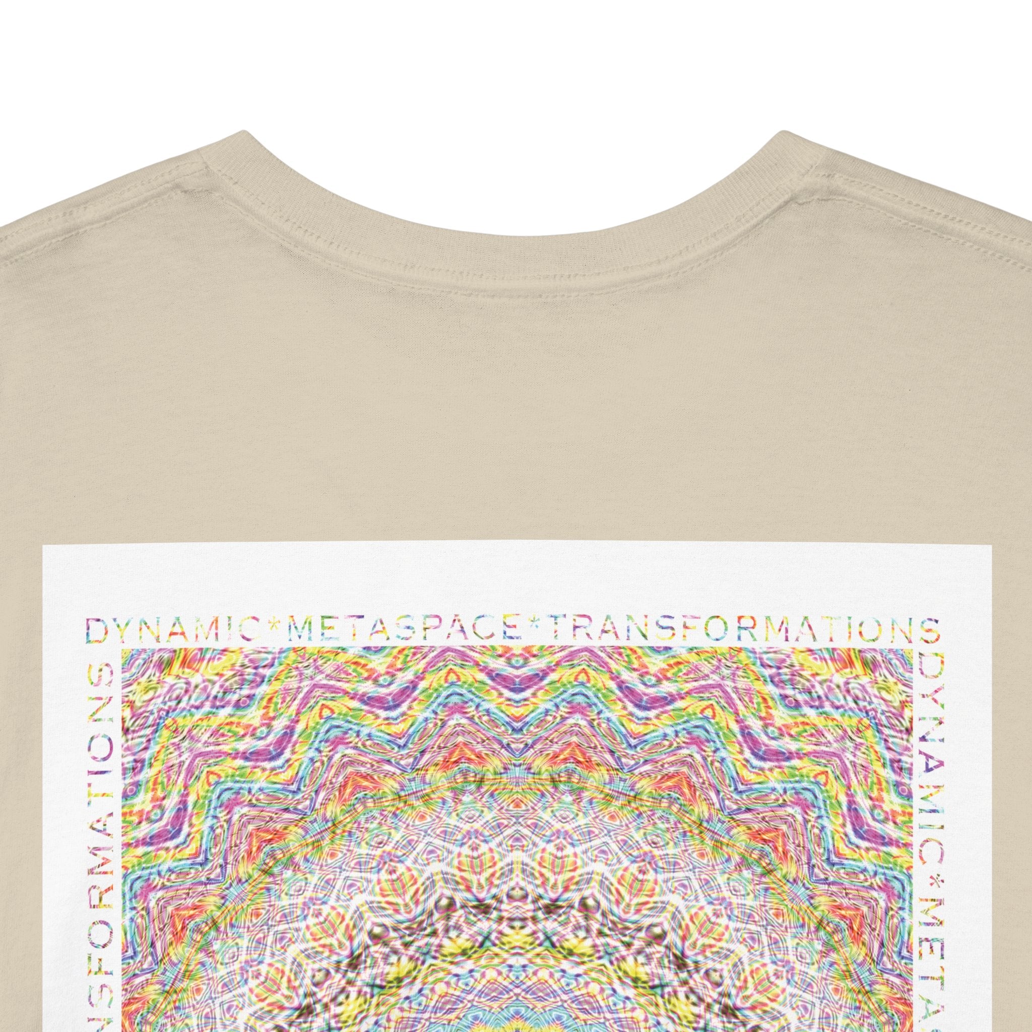Unisex Heavy Cotton Tee (Back) - DMT Seer No.11