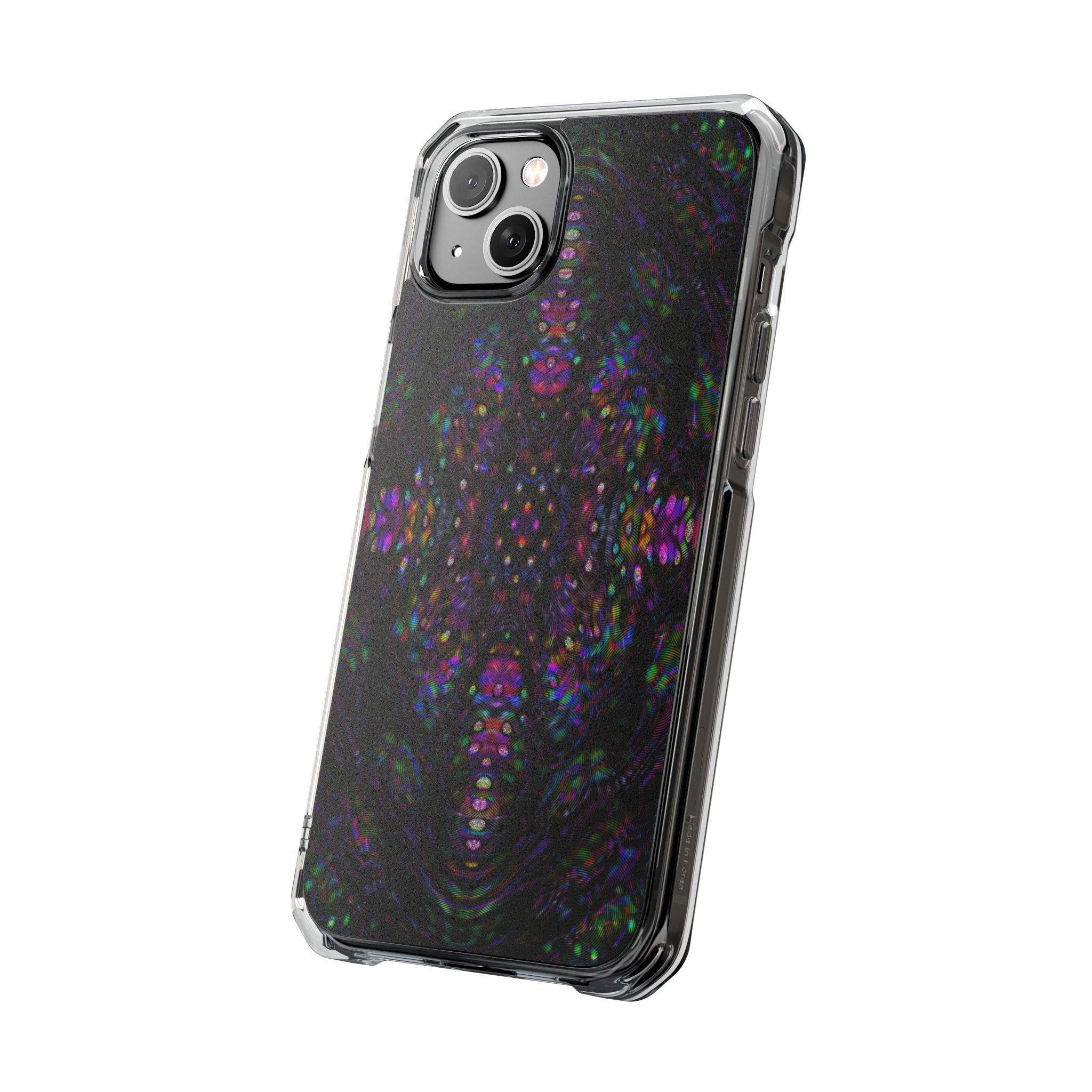 iPhone 14 Magnetic Clear Impact Case - DMT Scribe Tiles No.3