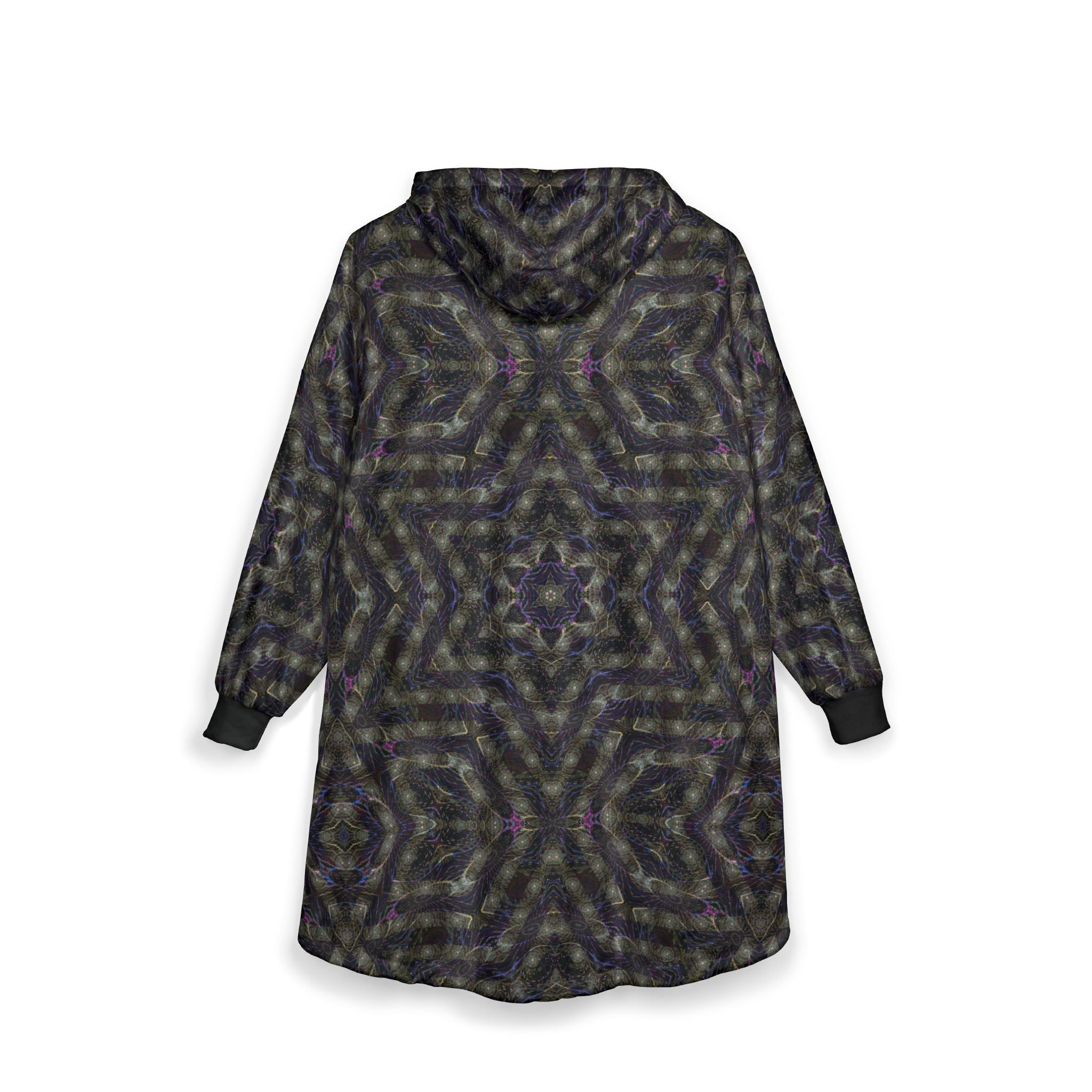 Unisex Hooded Blanket - P5 Kaleidoscopic No. 12